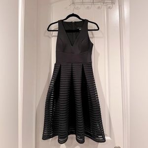 Black cocktail dress